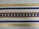 Star Woven Ribbon Talit Set Gold